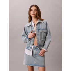 Calvin Klein Giubbotto di jeans a sacchetto Logo Tape
