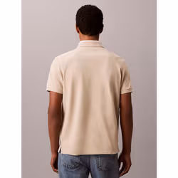 Calvin Klein Polo in piqué con colletto a contrasto - Vista aggiuntiva 2