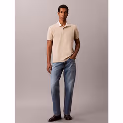 Calvin Klein Polo in piqué con colletto a contrasto - Vista aggiuntiva 3