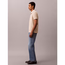 Calvin Klein Polo in piqué con colletto a contrasto - Vista aggiuntiva 5