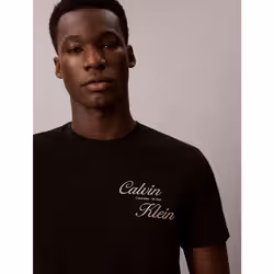 Calvin Klein T-shirt con logo ricamato - Vista aggiuntiva 4