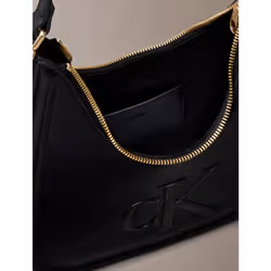Calvin Klein Borsa a mezzaluna con monogramma stampato - Vista aggiuntiva 3