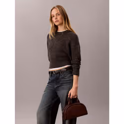 Calvin Klein Borsa a tracolla con monogramma Signature - Vista aggiuntiva 4