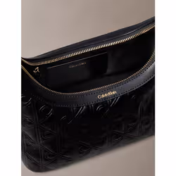 Calvin Klein Borsa da spalla piccola con emblem logo all-over impresso - Vista aggiuntiva 3