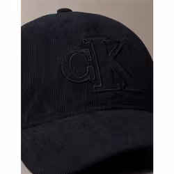 Calvin Klein Cappellino in velluto a coste con logo ricamato - Vista aggiuntiva 3