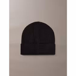Calvin Klein Berretto con monogramma in misto lana - Vista aggiuntiva 2