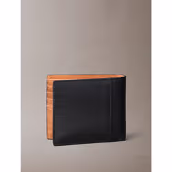Calvin Klein Portafoglio a libro in camoscio con monogramma e portamonete - Vista aggiuntiva 2