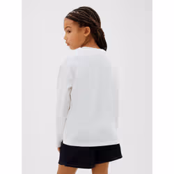 Calvin Klein T-shirt a maniche lunghe con logo bambino - Vista aggiuntiva 2