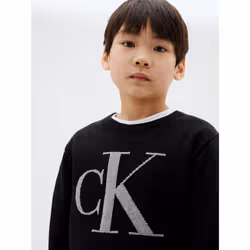 Calvin Klein Maglione in cotone pettinato - Vista aggiuntiva 4