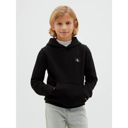 Calvin Klein Felpa con cappuccio con logo con firma bambino