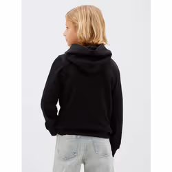 Calvin Klein Felpa con cappuccio con logo con firma bambino - Vista aggiuntiva 2
