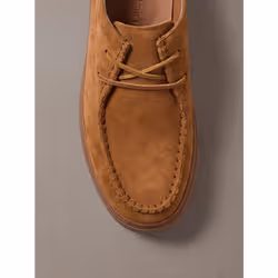 Calvin Klein Scarpe stringate ibride in camoscio con suola cupsole - Vista aggiuntiva 4