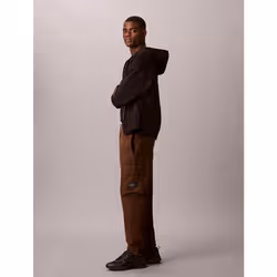 Calvin Klein Pantaloni da tuta cargo in spugna di cotone - Vista aggiuntiva 2