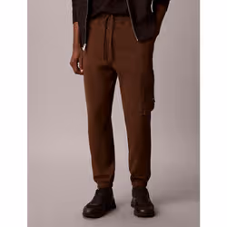 Calvin Klein Pantaloni da tuta cargo in spugna di cotone - Vista aggiuntiva 3