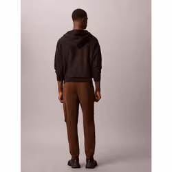 Calvin Klein Pantaloni da tuta cargo in spugna di cotone - Vista aggiuntiva 5