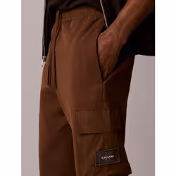 Calvin Klein Pantaloni da tuta cargo in spugna di cotone - Vista aggiuntiva 4
