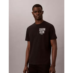 Calvin Klein T-shirt con logo sul retro