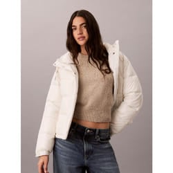 Calvin Klein Piumino con cappuccio lucido