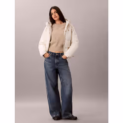 Calvin Klein Piumino con cappuccio lucido - Vista aggiuntiva 2
