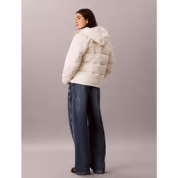 Calvin Klein Piumino con cappuccio lucido - Vista aggiuntiva 6