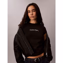 Calvin Klein T-shirt slim con logo a cuore - Vista aggiuntiva 5