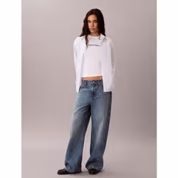 Calvin Klein T-shirt slim con logo a cuore - Vista aggiuntiva 2