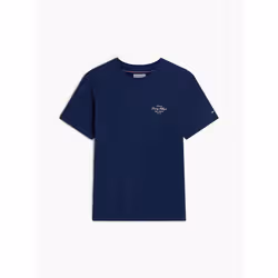 Tommy Hilfiger MW0MW44258DCC Maglietta Girocollo Cotone - Vista aggiuntiva 5