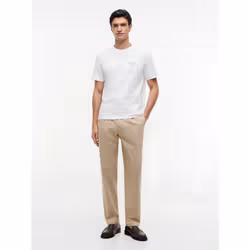 Tommy Hilfiger MW0MW44258YBR Maglietta Girocollo Cotone - Vista aggiuntiva 2