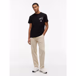 Tommy Hilfiger DM0DM23253BDS Maglietta Girocollo Cotone - Vista aggiuntiva 2