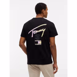 Tommy Hilfiger DM0DM23253BDS Maglietta Girocollo Cotone - Vista aggiuntiva 4