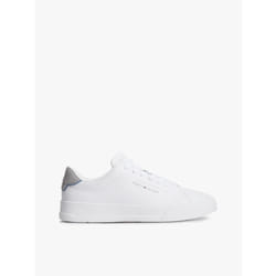 Tommy Hilfiger 8721386405167 sneaker alla moda Maschio Bianco, Grigio