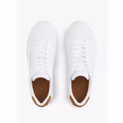 Tommy Hilfiger 8721386407611 sneaker alla moda Maschio Bianco, Marrone - Vista aggiuntiva 3