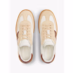 Tommy Hilfiger 8721386412813 sneaker alla moda Femmina Beige, Rosso bordeaux - Vista aggiuntiva 3