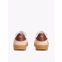 Tommy Hilfiger 8721386413100 sneaker alla moda Femmina Beige, Rosso bordeaux - Vista aggiuntiva 4
