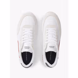 Tommy Hilfiger 8721386433641 sneaker alla moda Maschio Bianco, Rosso - Vista aggiuntiva 3