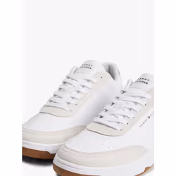 Tommy Hilfiger 8721386433641 sneaker alla moda Maschio Bianco, Rosso - Vista aggiuntiva 6