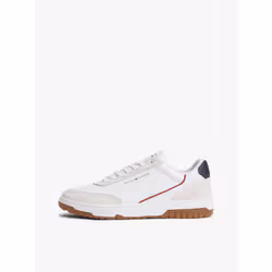 Tommy Hilfiger 8721386434020 sneaker alla moda Maschio Bianco, Rosso - Vista aggiuntiva 7