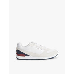 Tommy Hilfiger 8721386435973 sneaker alla moda Maschio Bianco, Rosso