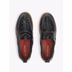Tommy Hilfiger FM0FM05892DW5 Scarpe da barca Maschio Blu marino - Vista aggiuntiva 3