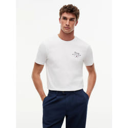 Tommy Hilfiger MW0MW43224YBR Maglietta Girocollo Cotone