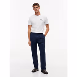 Tommy Hilfiger MW0MW43224YBR Maglietta Girocollo Cotone - Vista aggiuntiva 2