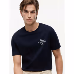 Tommy Hilfiger MW0MW43224DW5 Maglietta Girocollo Cotone - Vista aggiuntiva 3