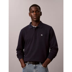 Calvin Klein Felpa polo in spugna di cotone