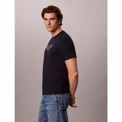 Calvin Klein T-shirt con logo con scritta - Vista aggiuntiva 5