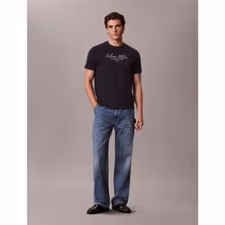 Calvin Klein T-shirt con logo con scritta - Vista aggiuntiva 3