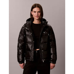 Calvin Klein Piumino con cappuccio lucido