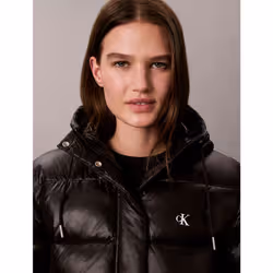 Calvin Klein Piumino con cappuccio lucido - Vista aggiuntiva 3