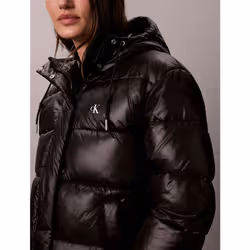 Calvin Klein Piumino con cappuccio lucido - Vista aggiuntiva 6
