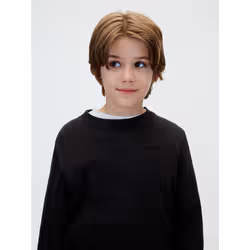 Calvin Klein Maglione bambino in maglia con logo - Vista aggiuntiva 4
