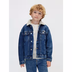 Calvin Klein Maglione bambino in maglia con logo - Vista aggiuntiva 5